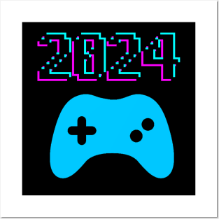 2024 - Gamers - Celebration - New Years - Birthday Posters and Art